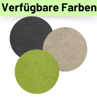 Filz-Kult Sitzkissen für Bierzeltgarnitur, 4 Stück, beige-meliert