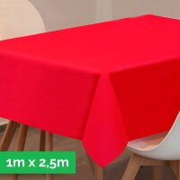 Sensalux abwaschbare Tischdecke, 1m x 2,5m, Pink