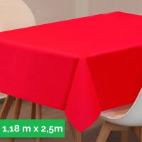 Sensalux abwaschbare Tischdecke, 1,18m x 2,5m, Pink
