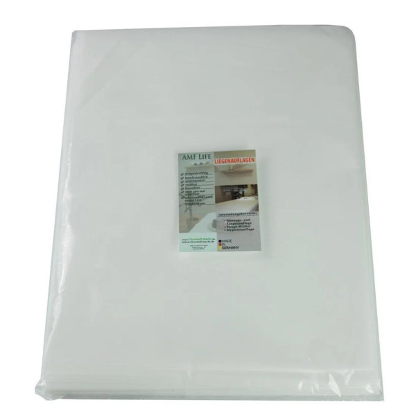 AMF Life Waschfaserlaken, 80cm x 210cm, Oeko-Tex®Standard 100, weiß, 25 Stk.